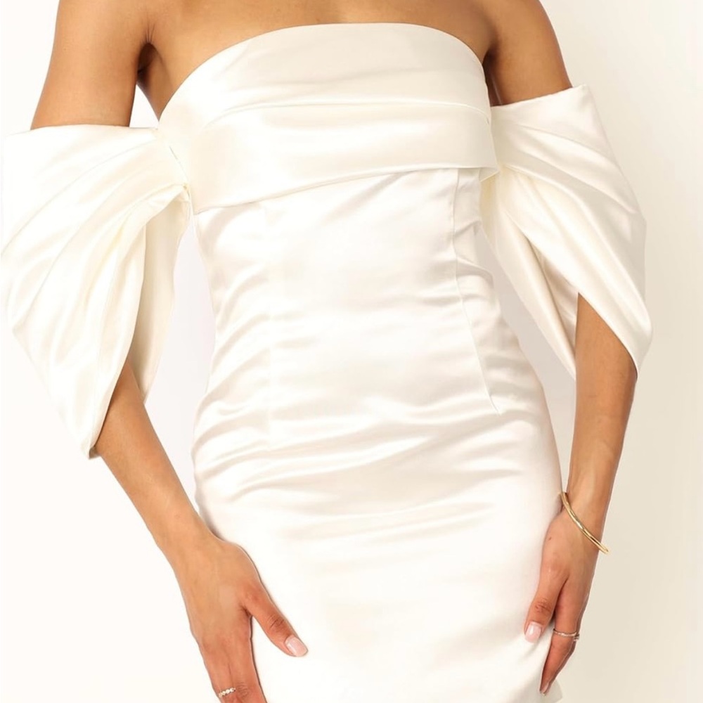 Nisha Strapless Mini White Dress (Size 12)